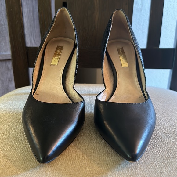 Louise et Cie Women’s Hermosah Leather Heels, Black, Size 7 - Picture 7 of 11